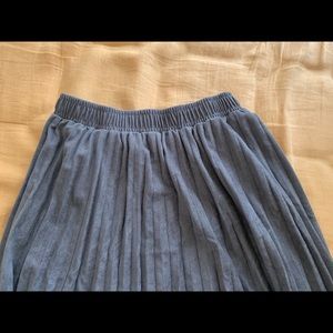 Grey Pleated Skirt NEW
